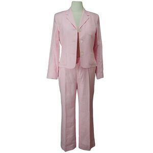 💥HP! Pink linen Ralph Lauren suit 12 reg / 14P. ⚜️